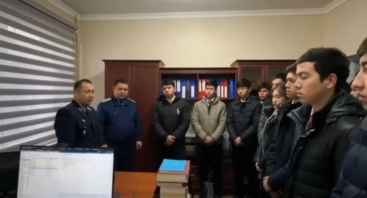 Жастар арасында ішкі істер органдарына қызығушылықты арттыру шарасы өтті&nbsp;