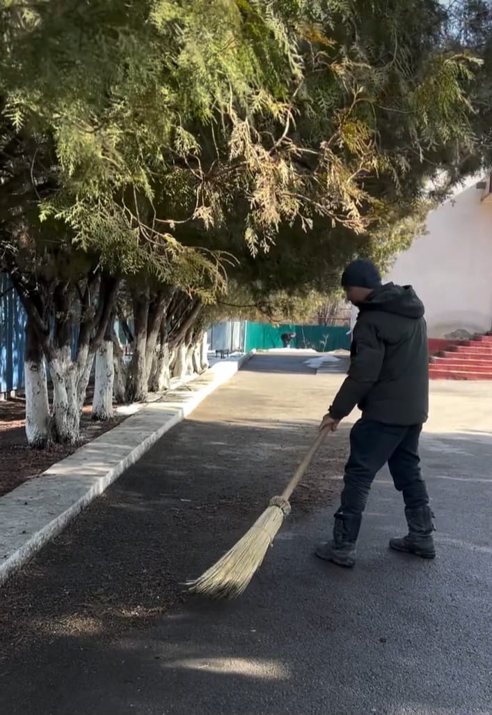 Санитарлық тазалық жұмыстары жүргізілді.