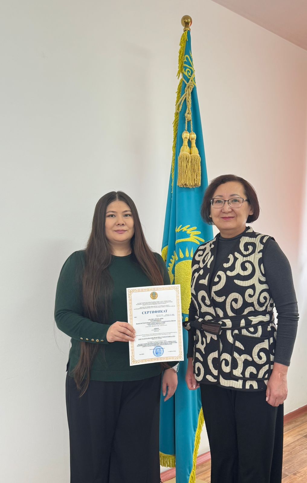 GPP стандартына сәйкестік сертификаты тапсырылды