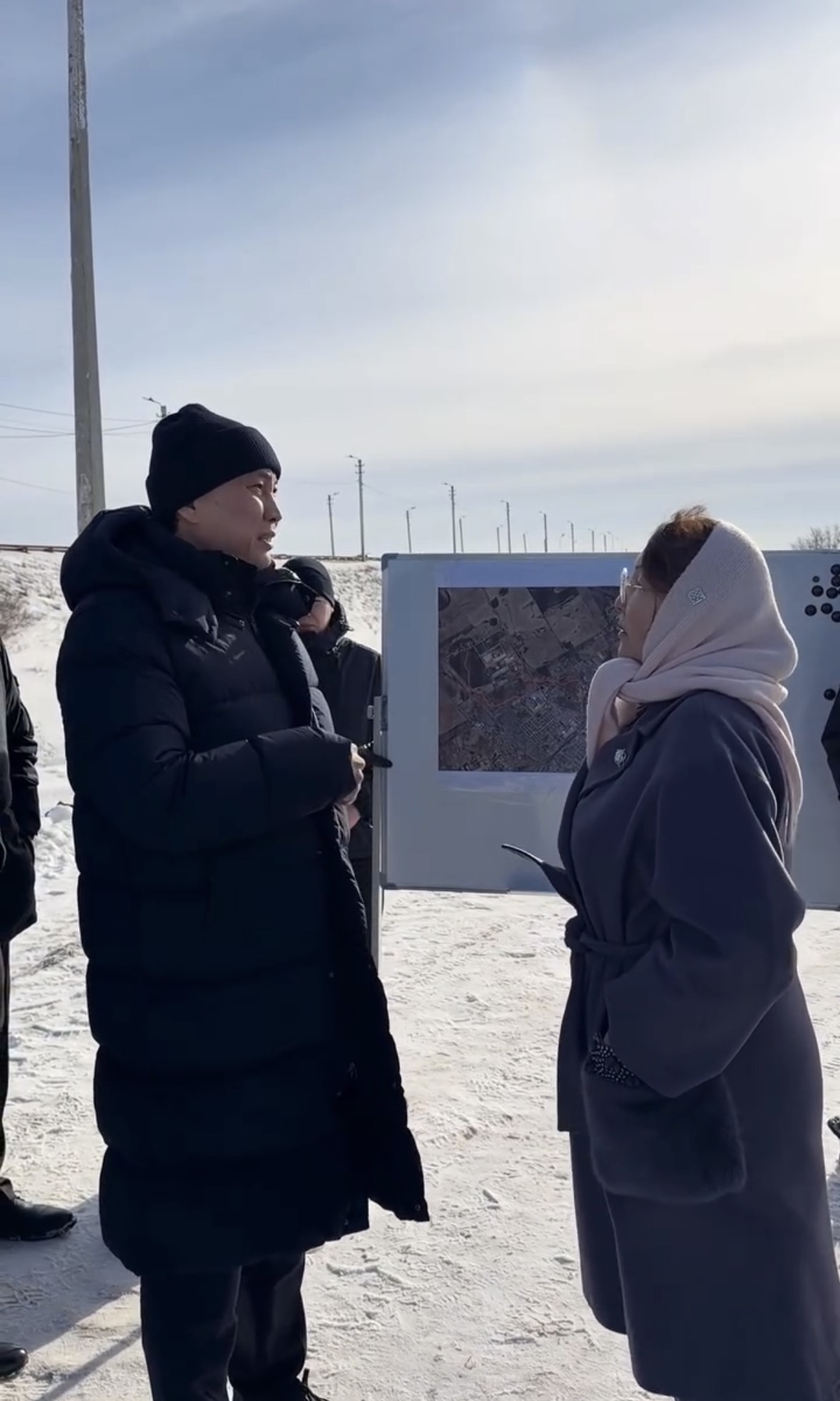 «Узкоколйная» ауданында еріген суларды бұру мәселесі бойынша көшпелі кеңес өтті