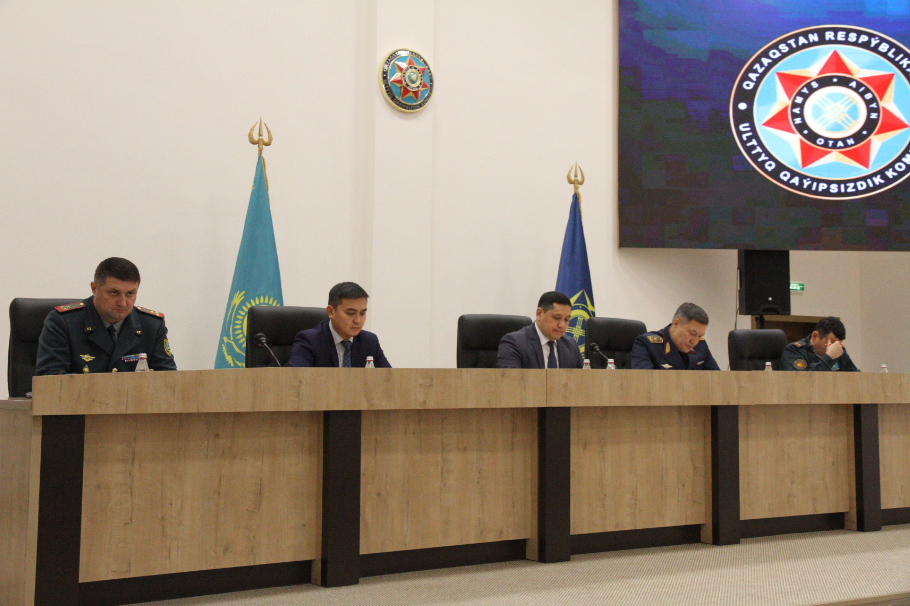 В г. Костанай прошло итоговое заседание областного оперативного штаба по борьбе с терроризмом