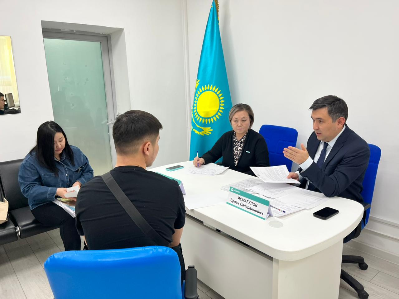 Департамент басшысы Е.С. Исмагуловпен азаматтарды қабылдау жүгізілді