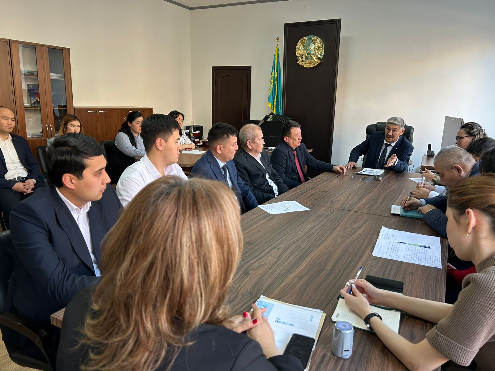 Шымкент қаласының жұмылдыру дайындығы, аумақтық және азаматтық қорғаныс басқармасында жаңа Конституцияның жобасы талқыланды.