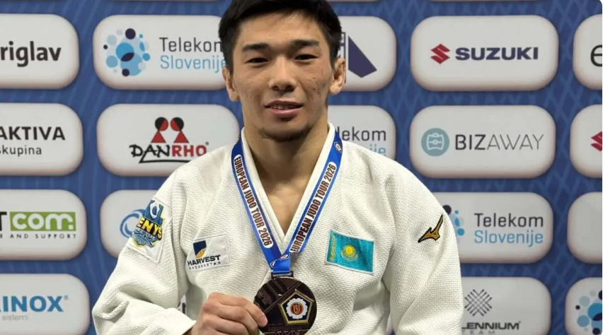 Альжан Нурадиль — Люблянадағы Ашық Еуропа кубогының жүлдегері