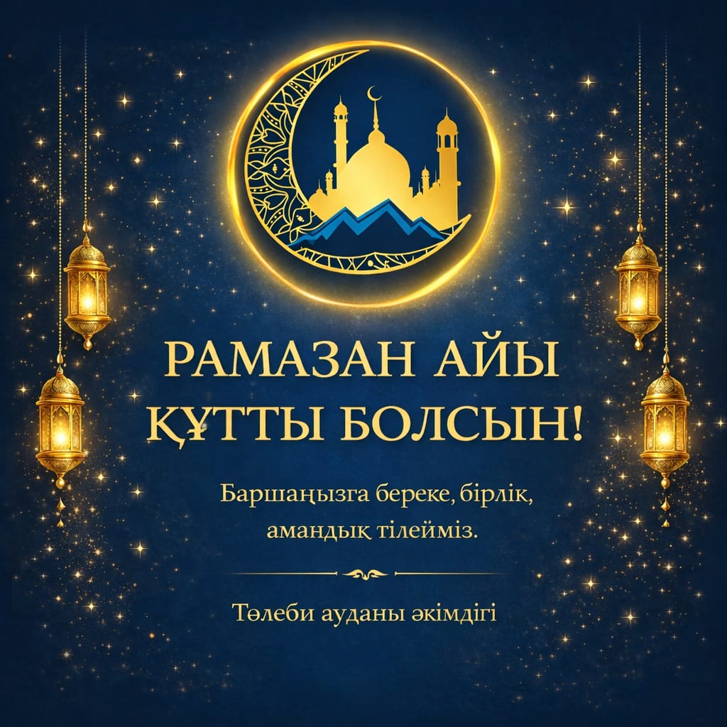 Рамазан айы құтты болсын!