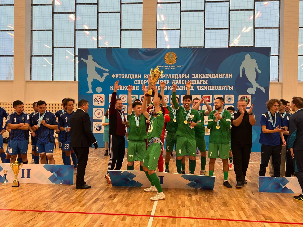 Ақтөбеде ашылған жаңа спорт кешенінде сурдо футзалдан ҚР чемпионаты өтті