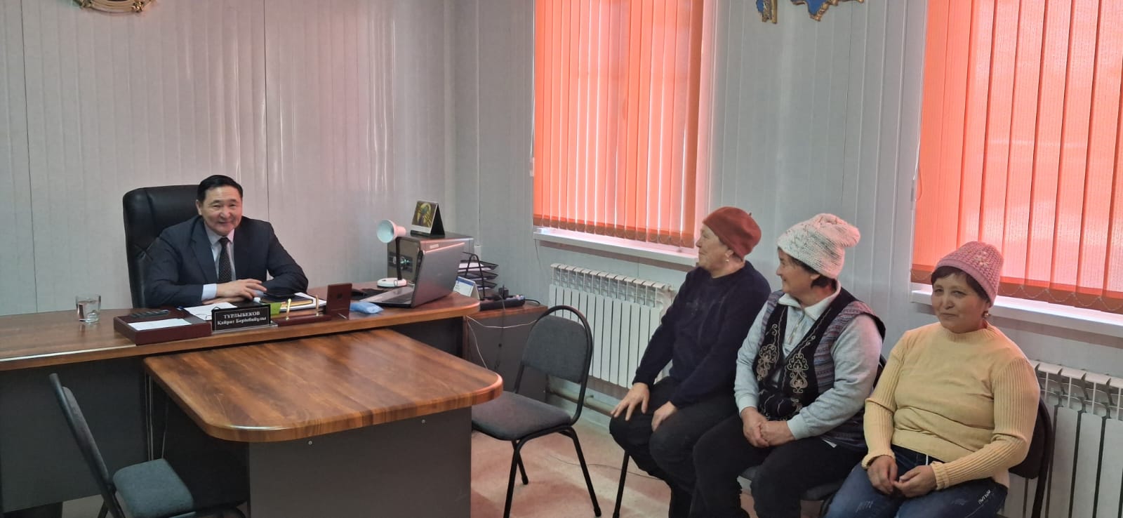 Округ әкімінің жеке қабылдауы өтті.