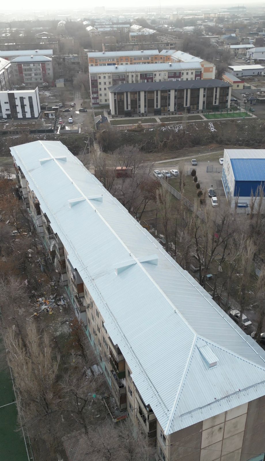 Пострадавший от пожара дом восстанавливается