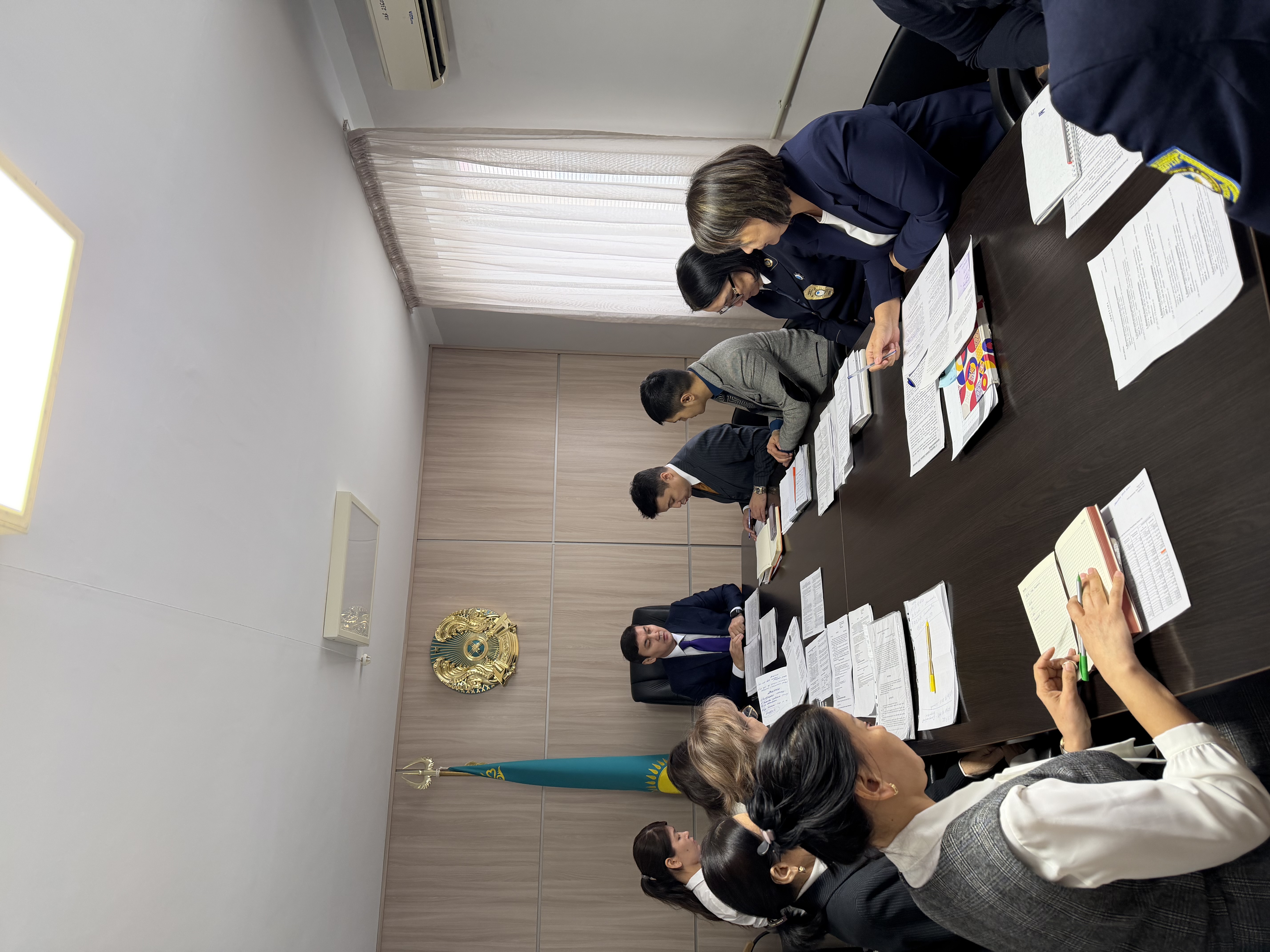 Под председательством руководителя департамента Каримова А.Н. состоялось расширенное заседание коллегии