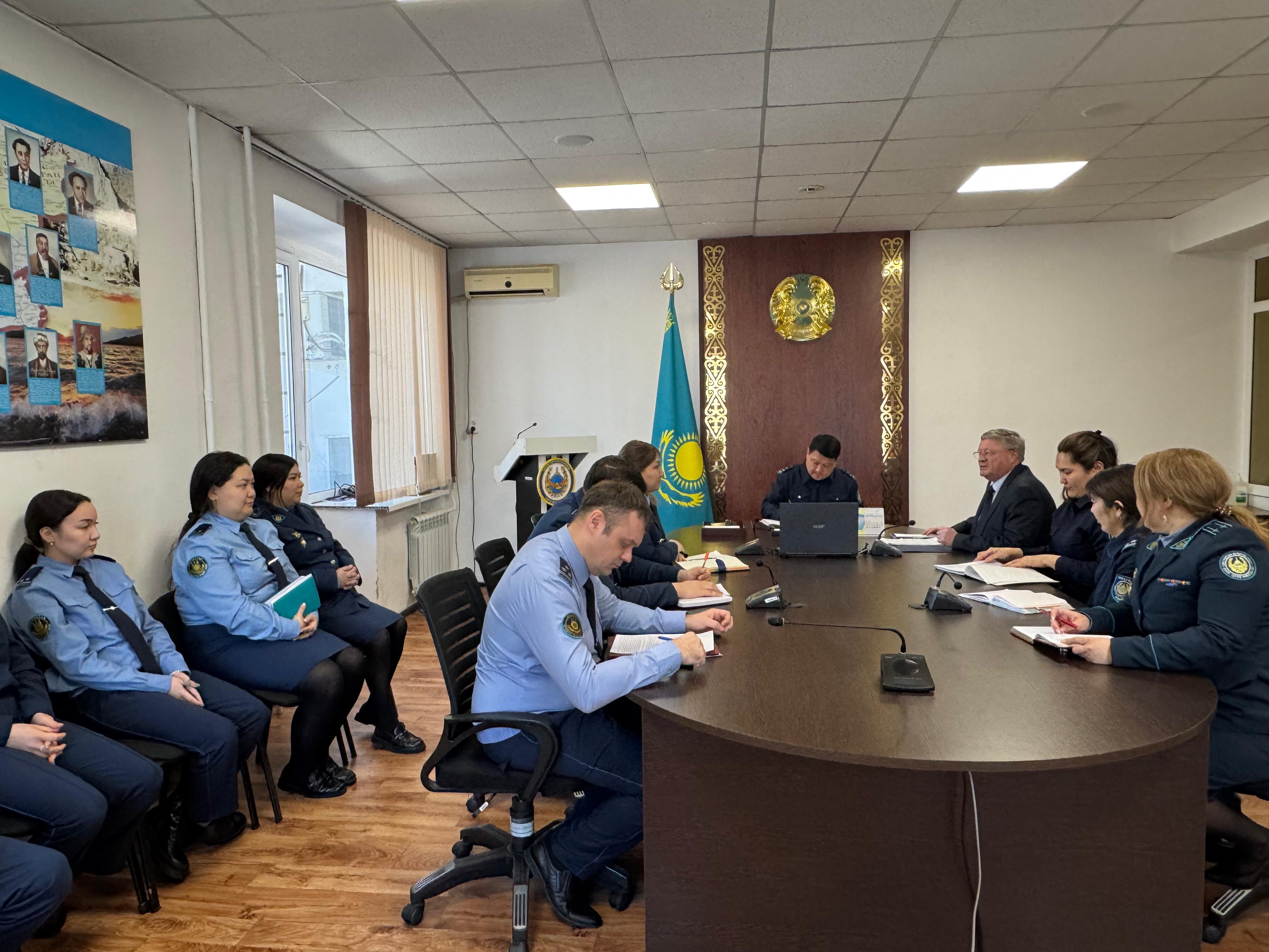 Павлодар облысы қылмыстық-атқару жүйесі департаментінің қызметкерлерімен кездесу