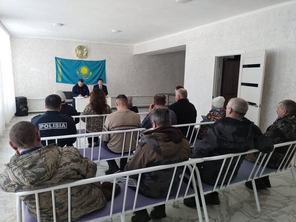 Рузаев ауылдық округі әкімінің Чернобаевка ауылының тұрғындарымен есептік кездесуі