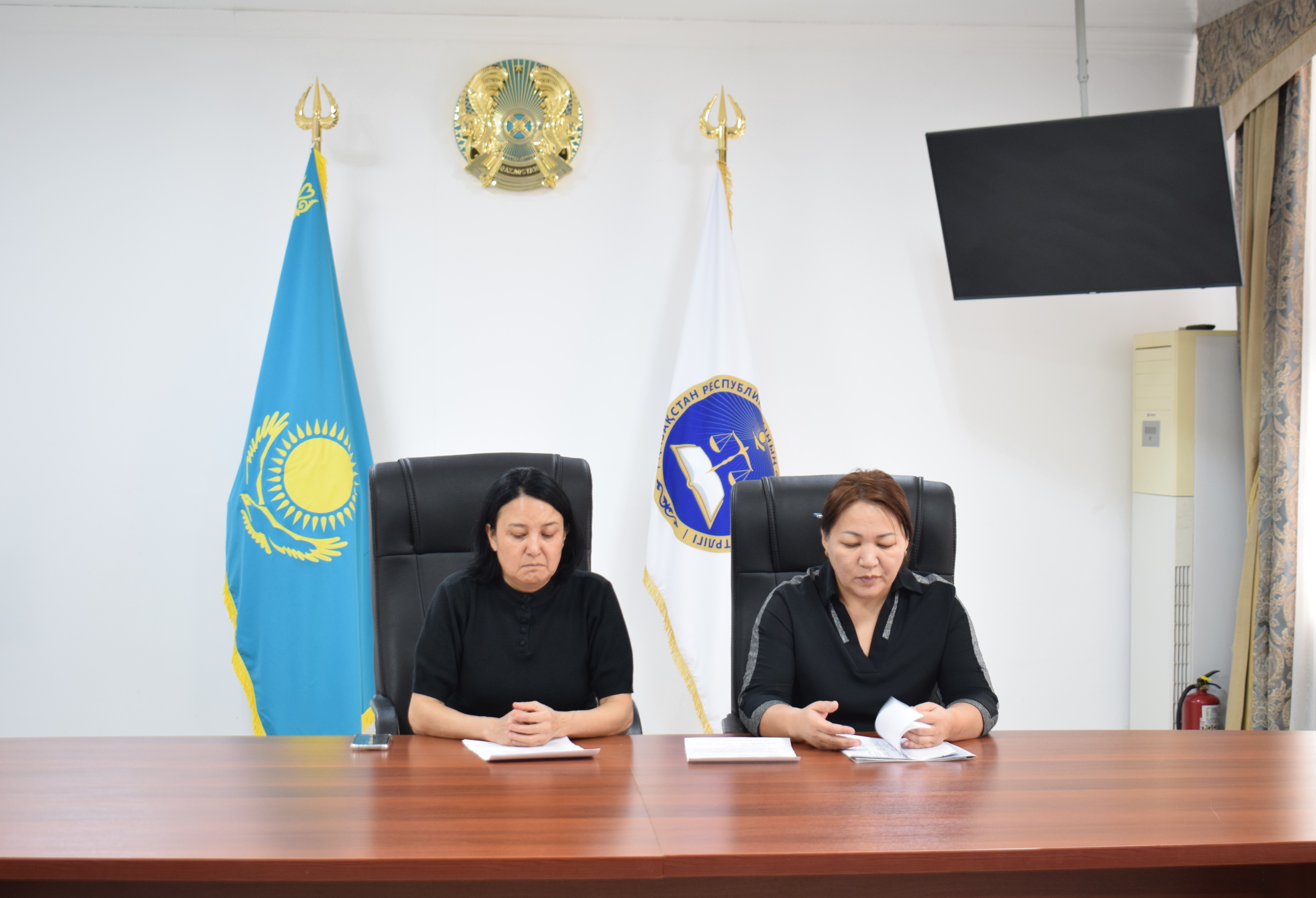 «Апостиль мемлекеттік қызметун көрсетуден бас тартуды болдырмау» тақырыбында дөңгелек үстел өтті