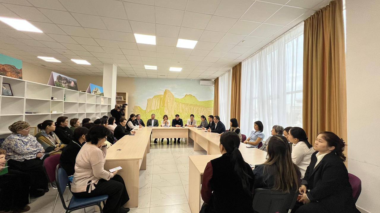 Маңғыстауда кітапханашылар Референдумда дауыс береді