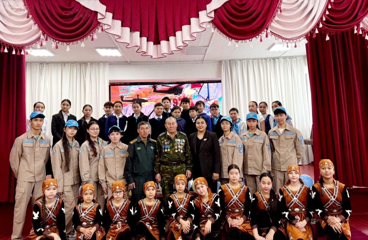 Жаңаталап орта мектебінде Ауған соғысы ардагерімен тағылымды кездесу өтті