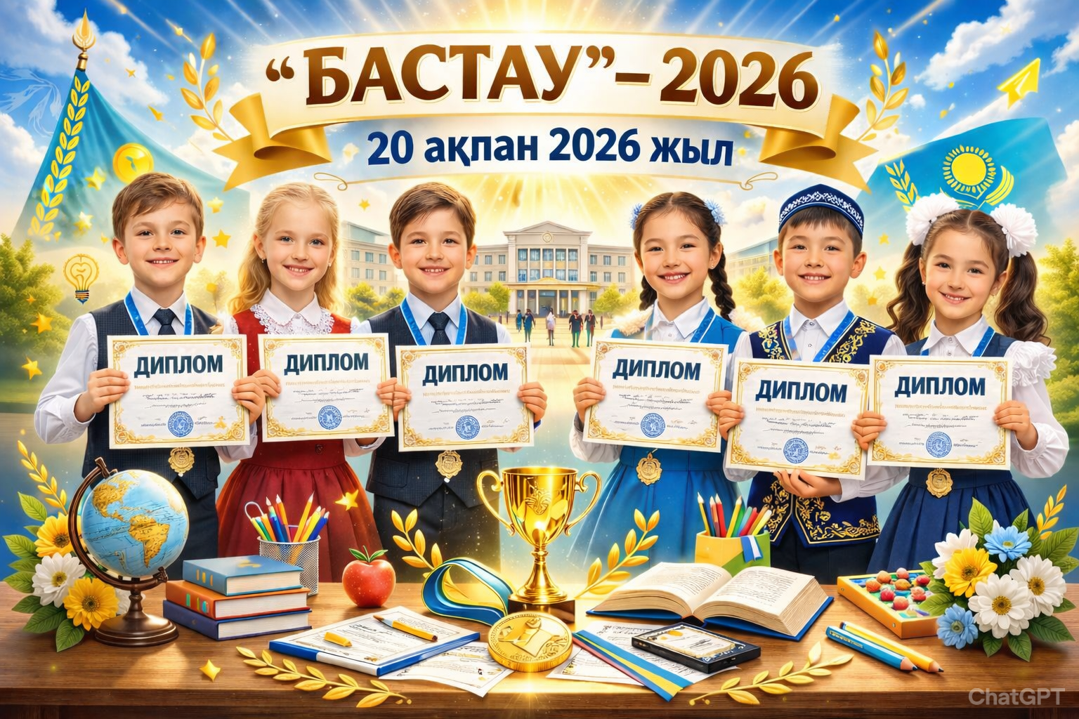 2026 жылғы 20 ақпанда 2–4 сынып оқушыларына арналған «Бастау» республикалық олимпиадасының аудандық кезеңі өтті.