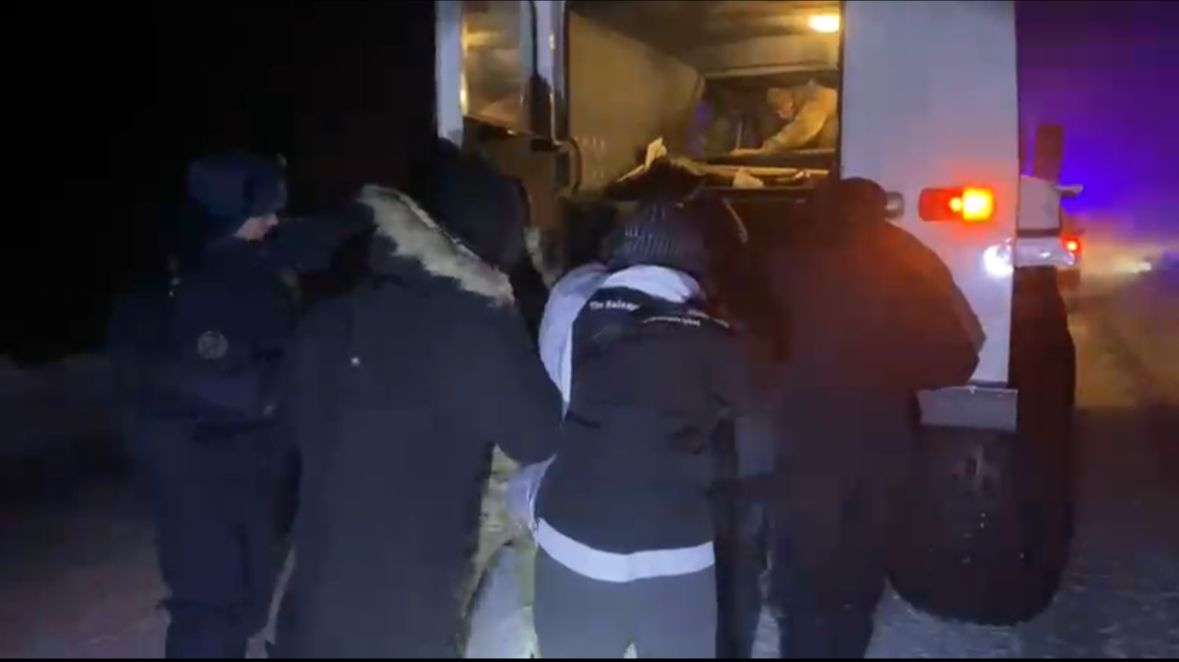 Құтқарушылар шұғыл жағдайда көмекке келді