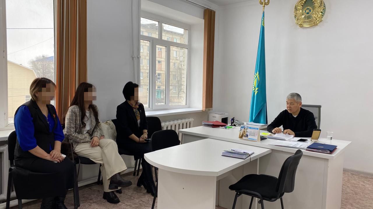 А.Б.Каримов келіп түскен арыз негізінде азаматтармен жеке қабылдау өткізді