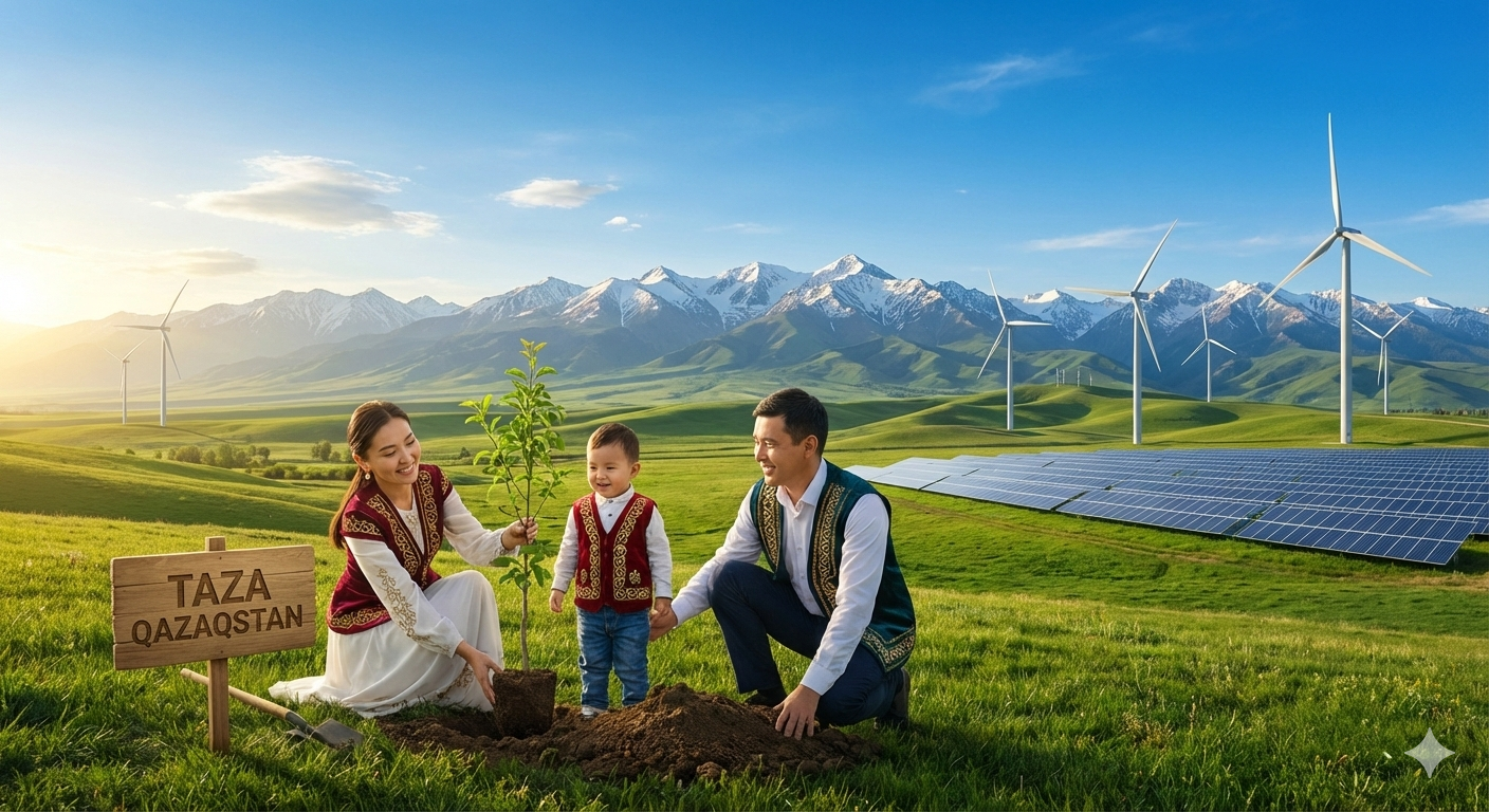 Таза Қазақстан — бұл әрқайсымыздың жүрегімізден басталатын игі бастама.