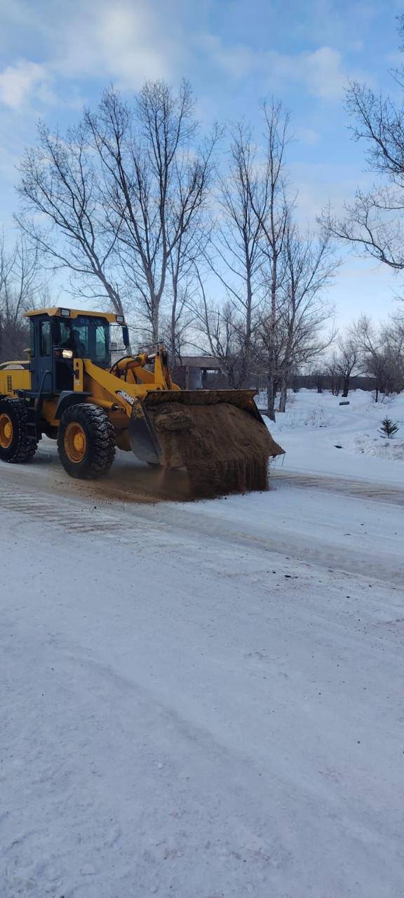 Шүлбі кенті аумағында жол-көше желісін инертті материалдармен өңдеу жұмыстары жүргізілді