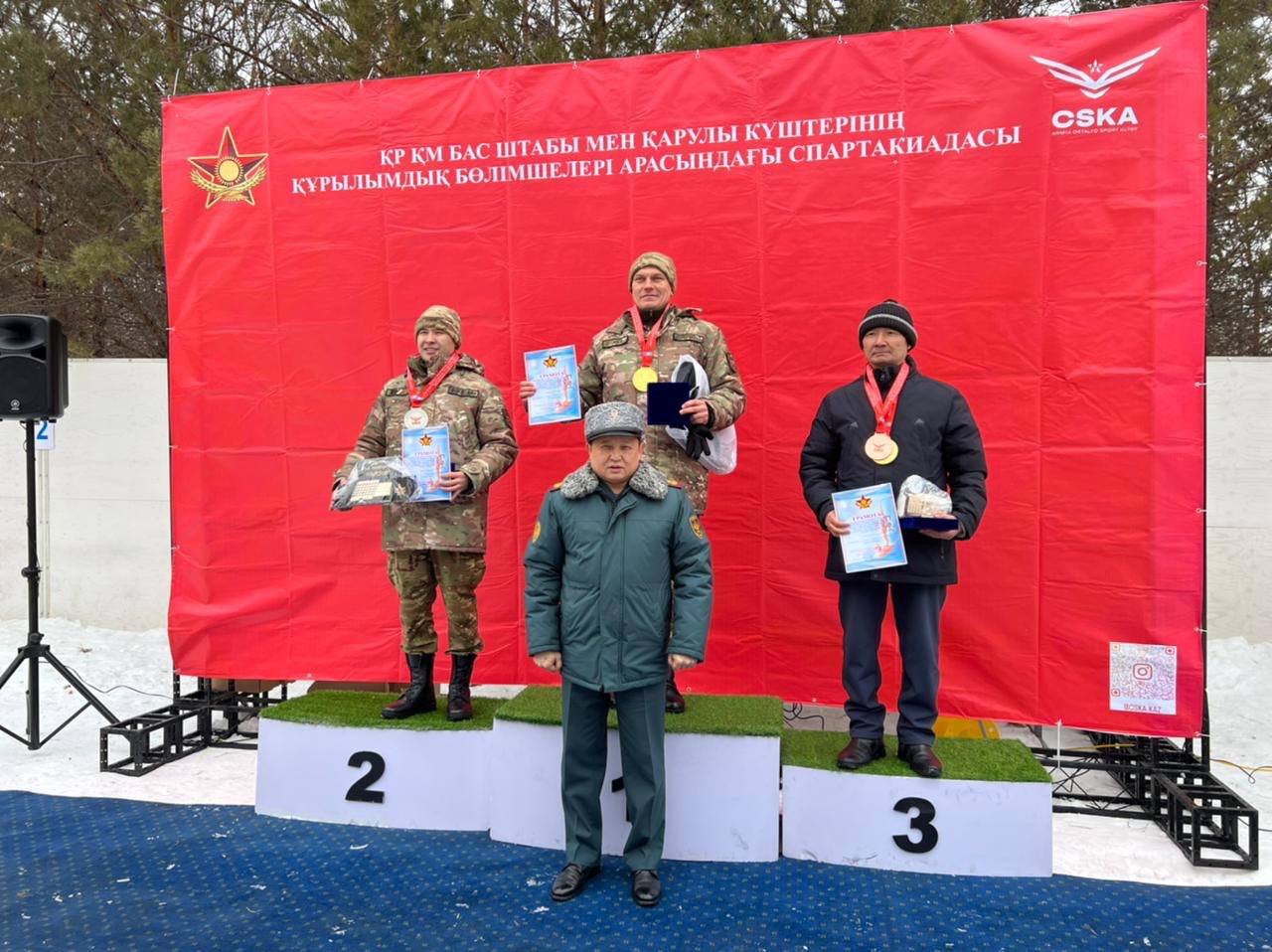 Астанада қорғаныс ведомствосының бөлімшелері арасында шаңғы спортынан өткен чемпионат қорытындыланды
