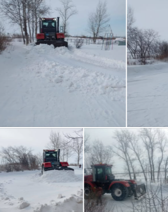 Ауылішілік жолдарды қардан тазалау