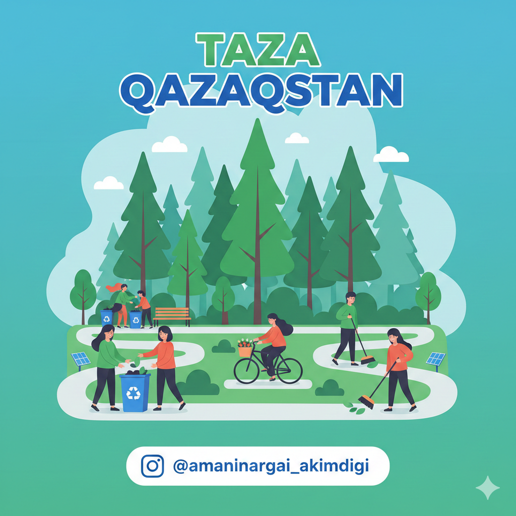 Таза Қазақстан — бұл тек экологиялық науқан емес, бұл ортақ жауапкершілік пен табиғатқа деген қамқорлықтың белгісі.