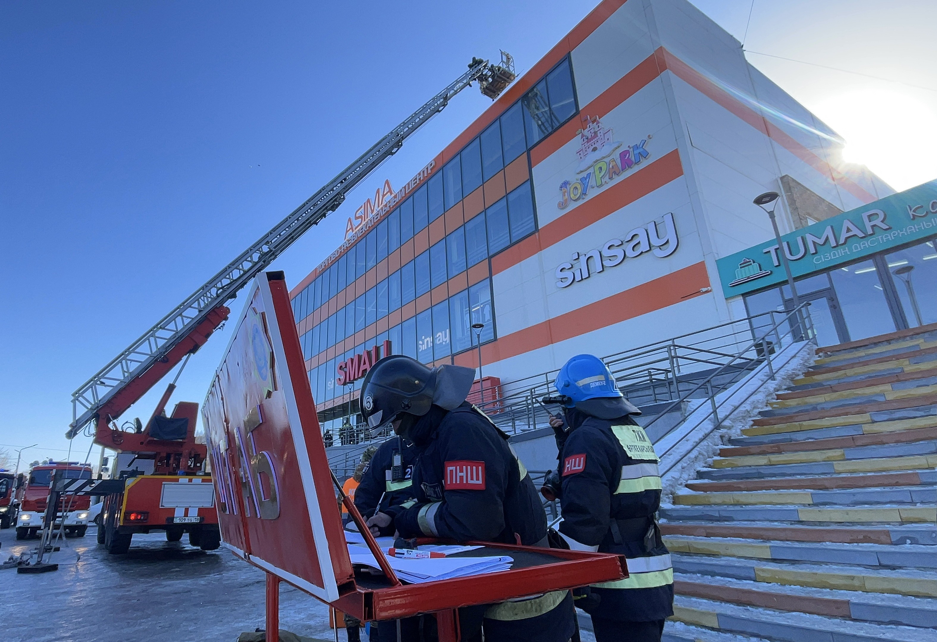 В регионах Казахстана прошли масштабные пожарно-тактические учения