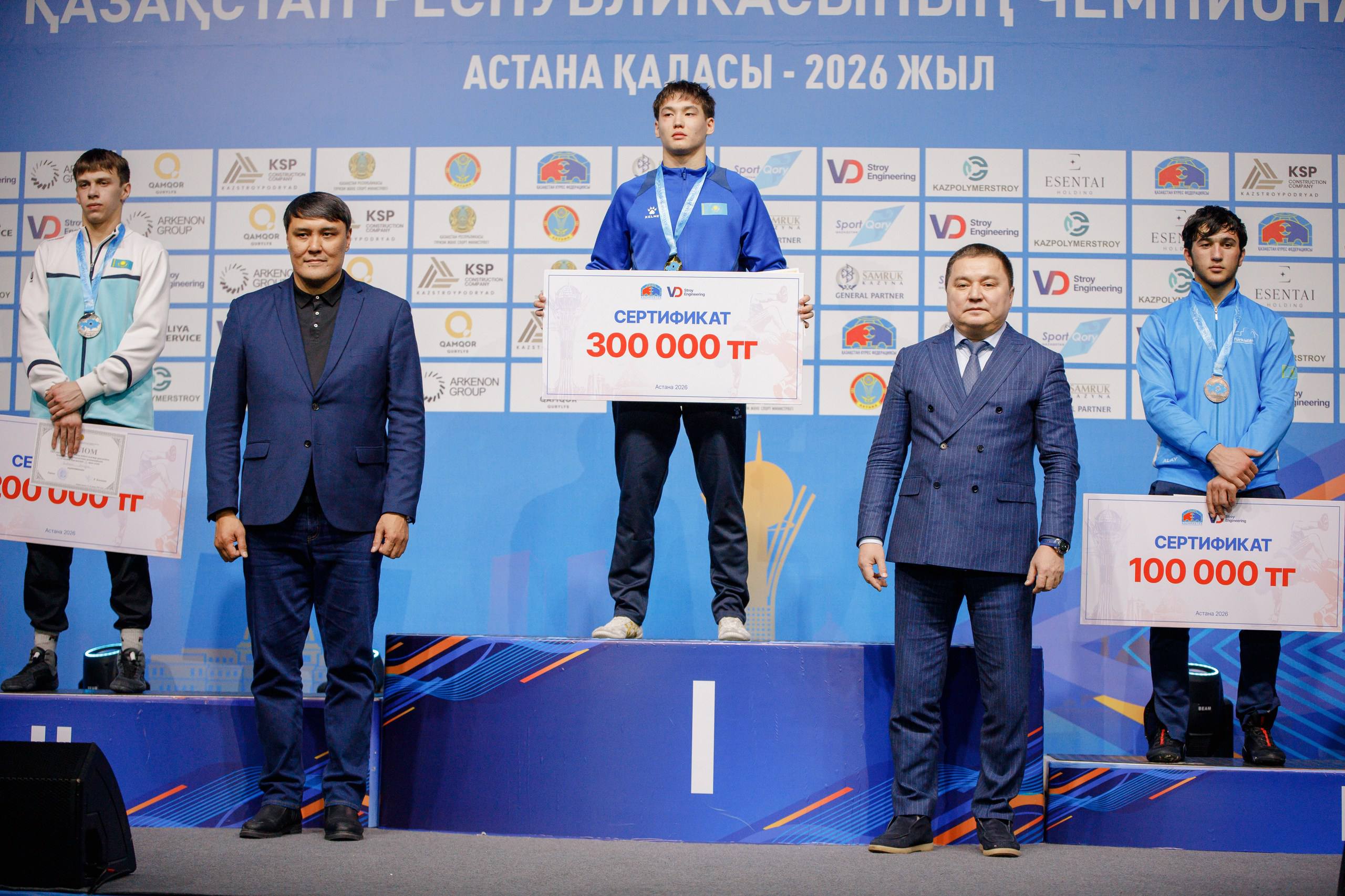 Костанайская школа борьбы подтверждает класс: 4 медали с чемпионата РК