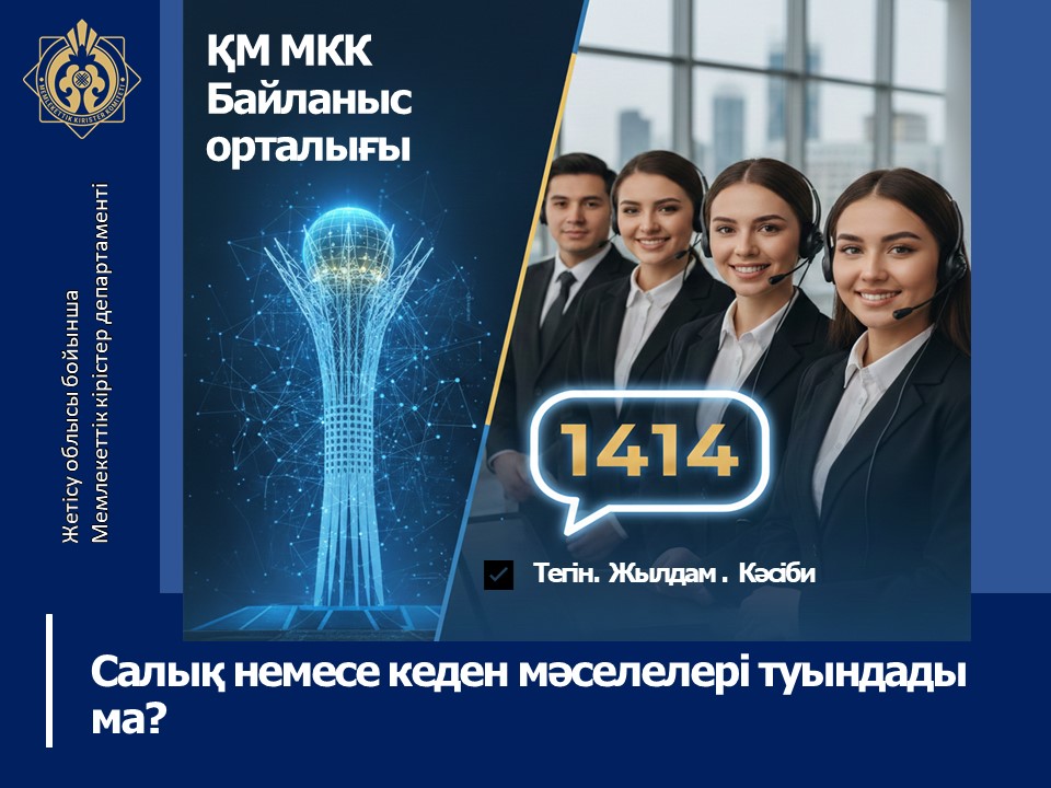 Салық немесе кеден мәселелері туындады ма?