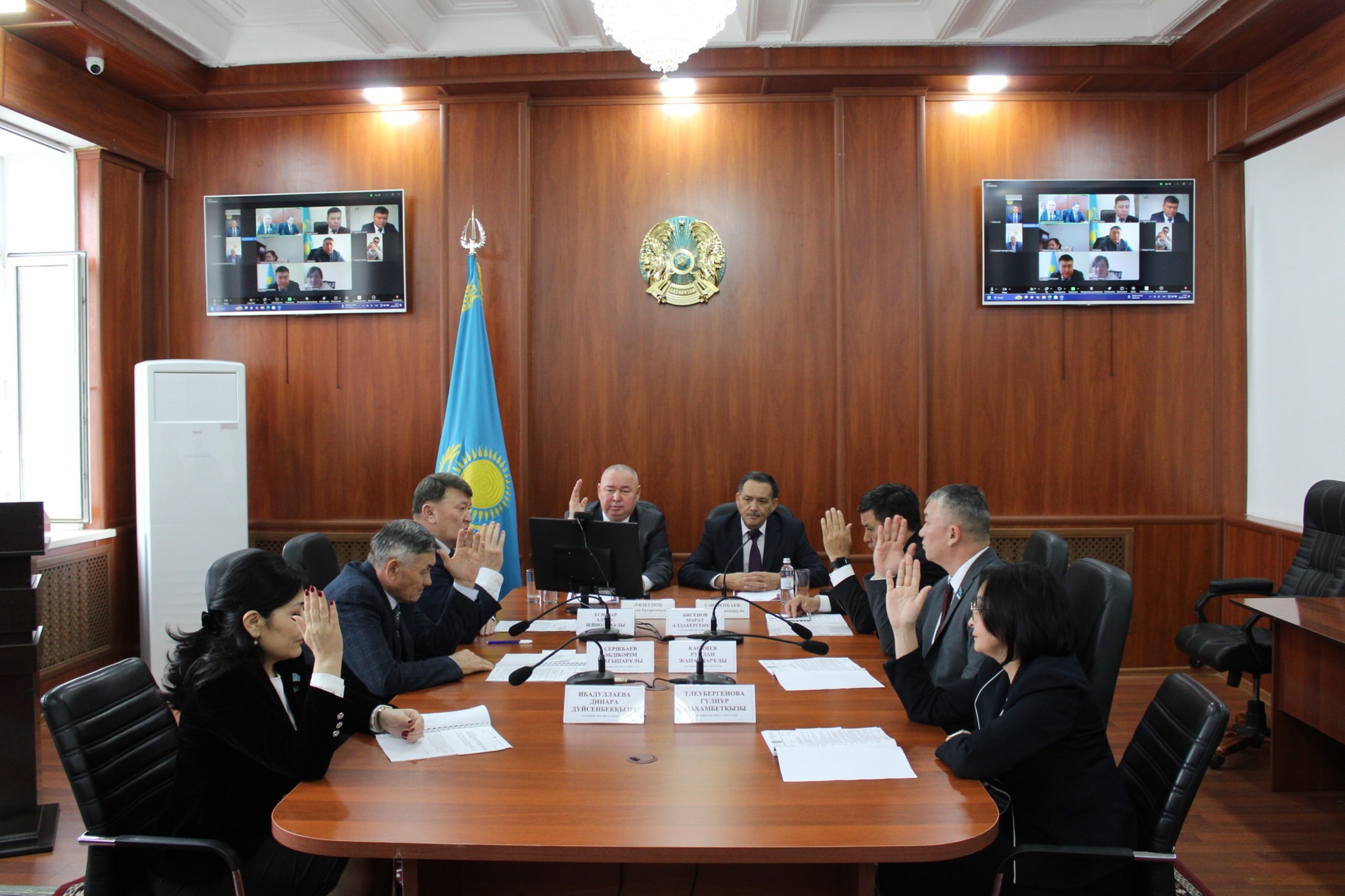 АУДАНДЫҚ МӘСЛИХАТТЫҢ КЕЗЕКТІ 46 СЕССИЯСЫ ӨТТІ