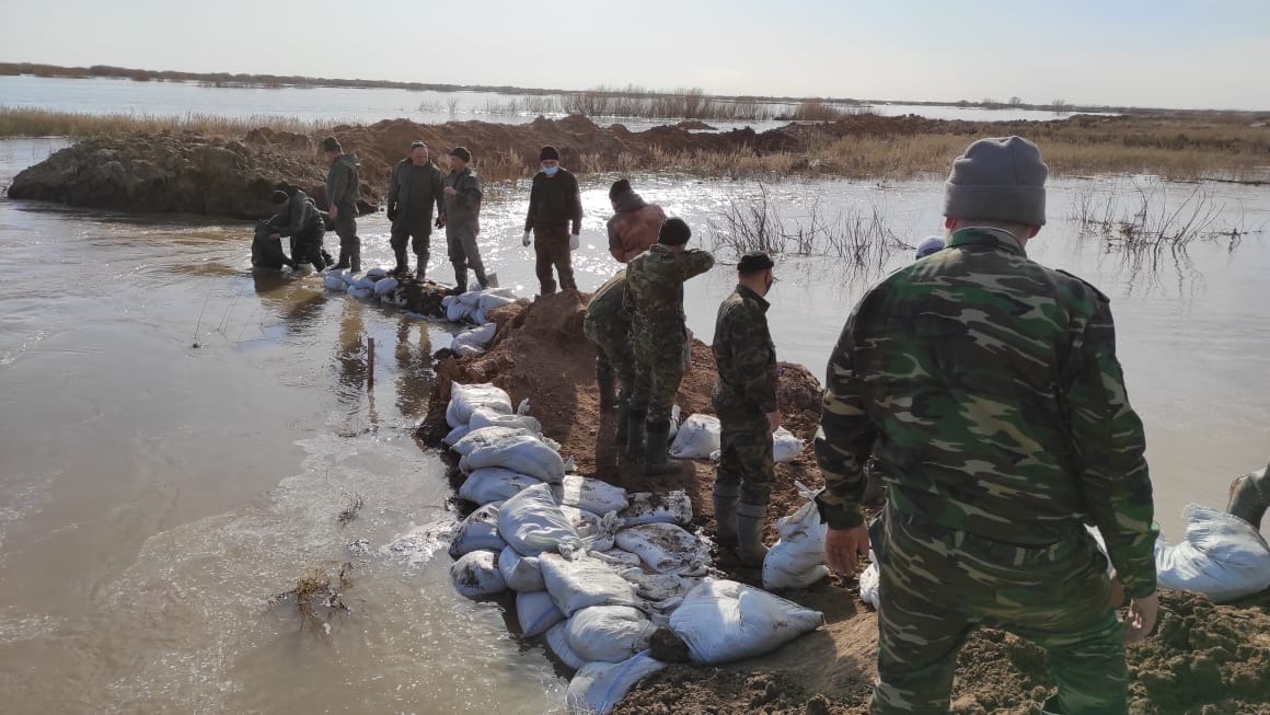Аршалы ауданында көктемгі су тасқынына қарсы қорғаныс күшейтілді