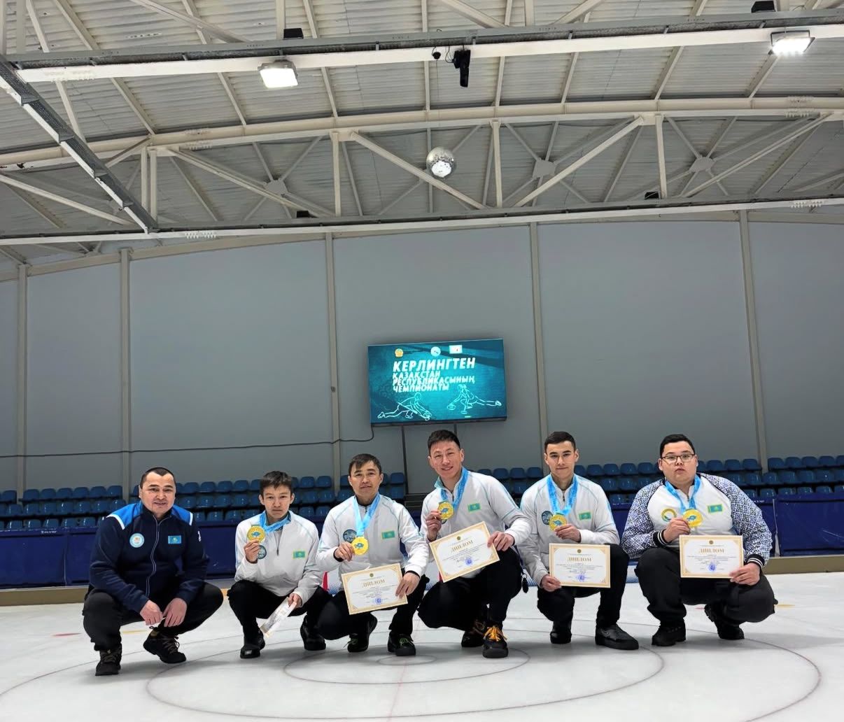 Қостанайлық кёрлингшілер — Қазақстан чемпиондары!
