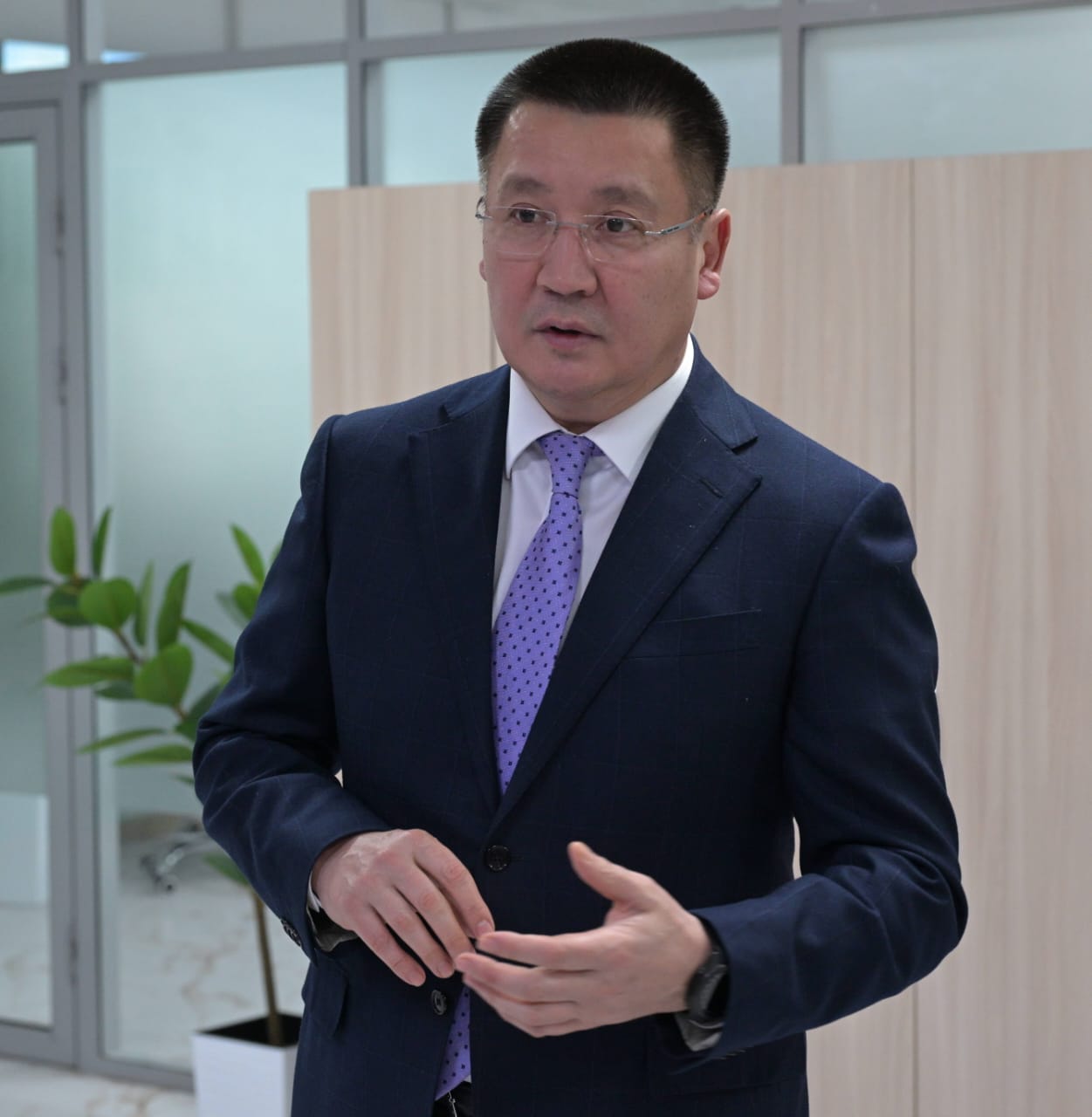 Асаин Байханов посетил региональный Pavlodar Hub и ознакомился с ходом развития IT-экосистемы региона