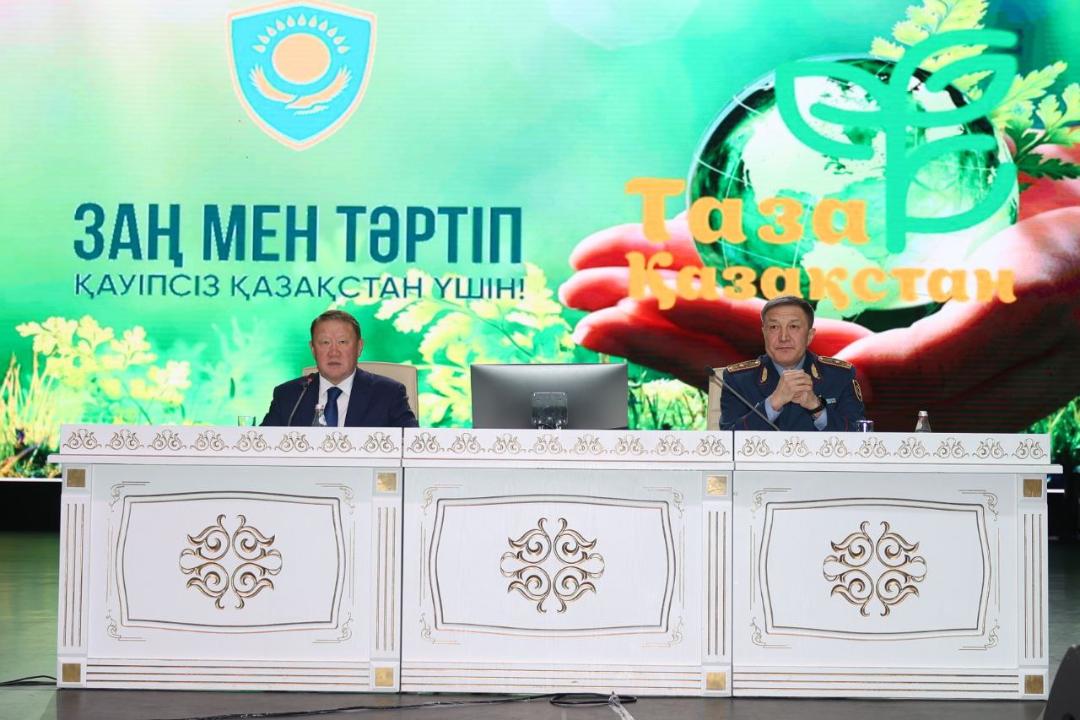 «Заң мен тәртіп» және «Таза Қазақстан» – Әділетті Қазақстанды құру жолындағы негізгі қағидаттар