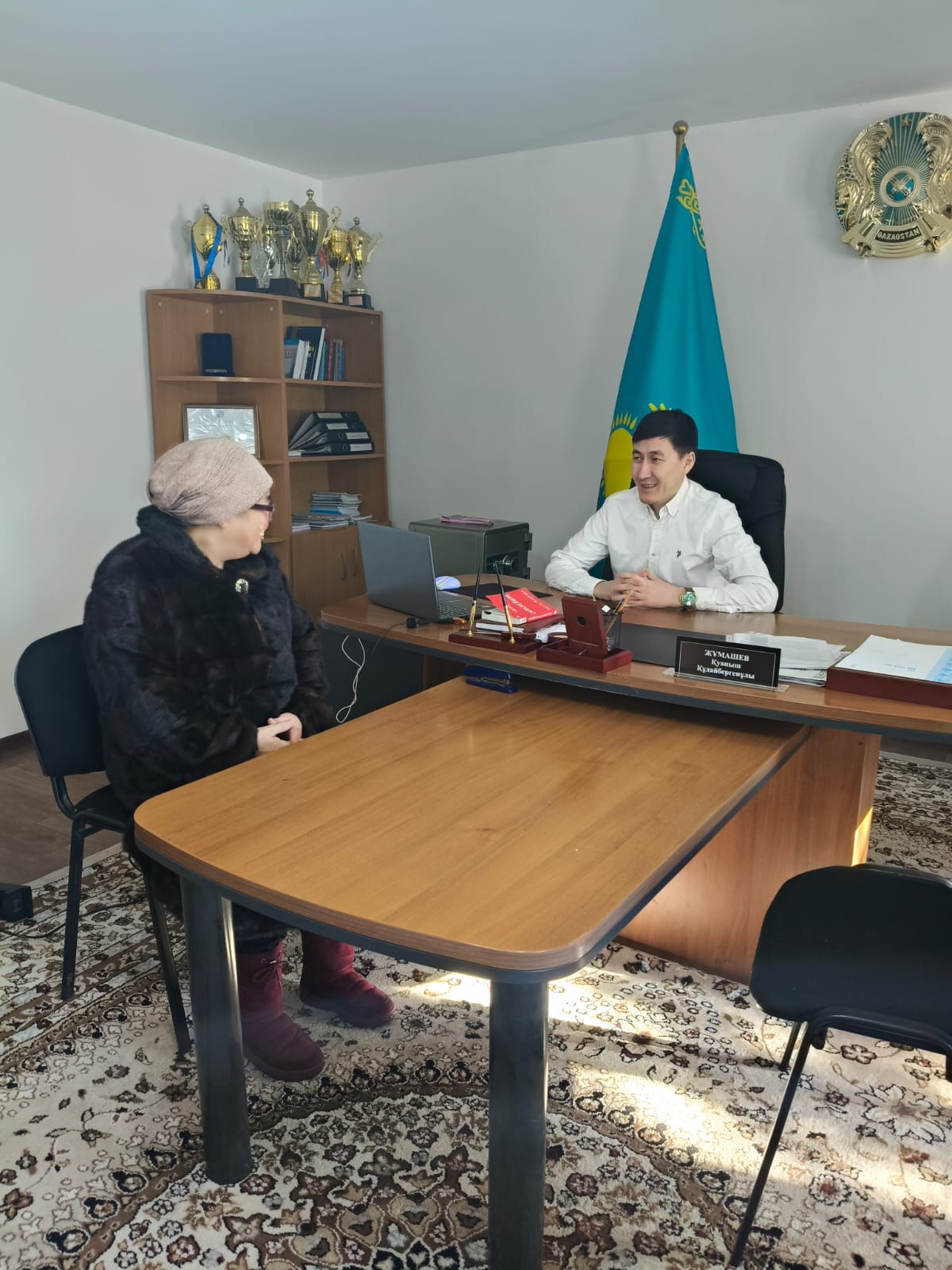 Округ әкімі Қ.Жұмашевтің жеке қабылдауы