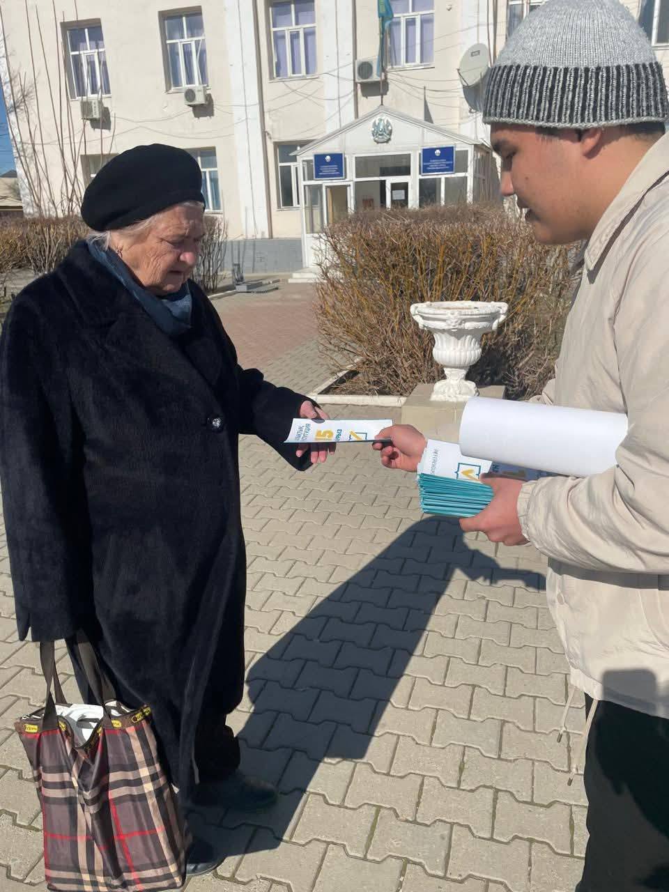 Үгіт-насихат жұмыстары жүргізілуде