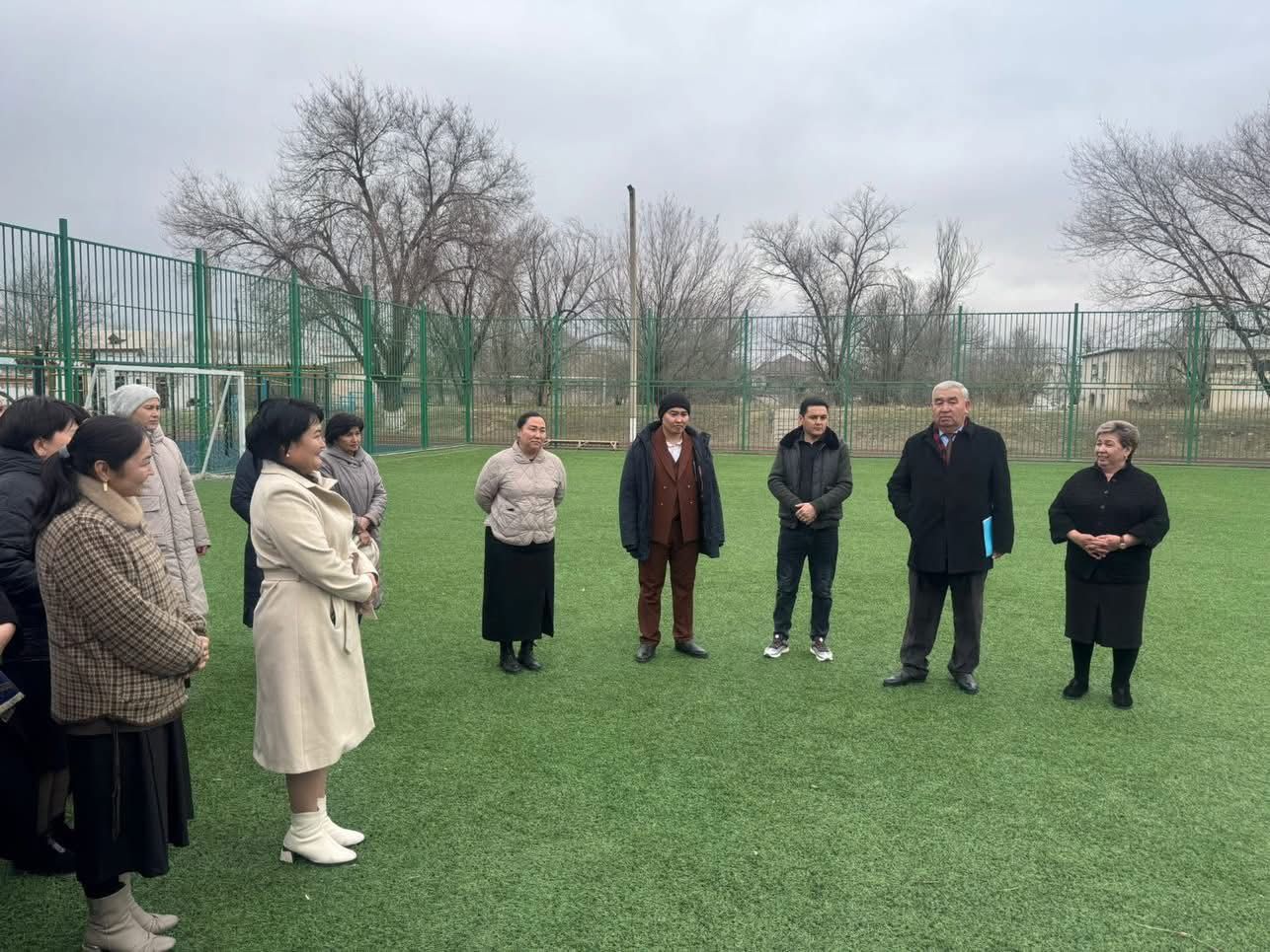Талас аудандық «Әділетті және Прогрессивті Қазақстанның Халықтық Конституциясы үшін!» Жалпыұлттық коалиция мүшелері” А.Байтұрсынұлы атындағы Гимназия мектебінің ұжымына үгіт-насихат жиынын өткізді.