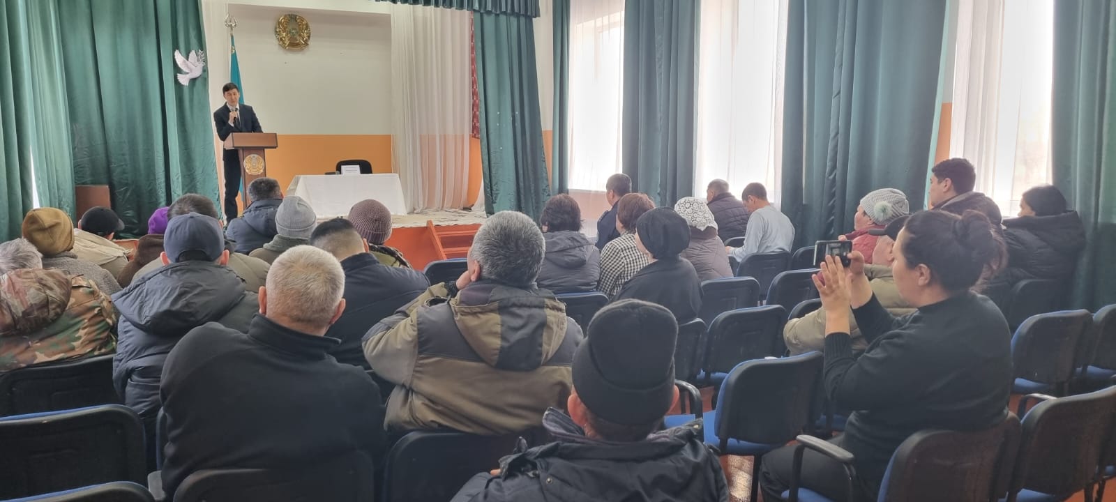 Қайнар ауылдық округінің әкімі Қ.Жумашевтың есеп беру жиыны өтті