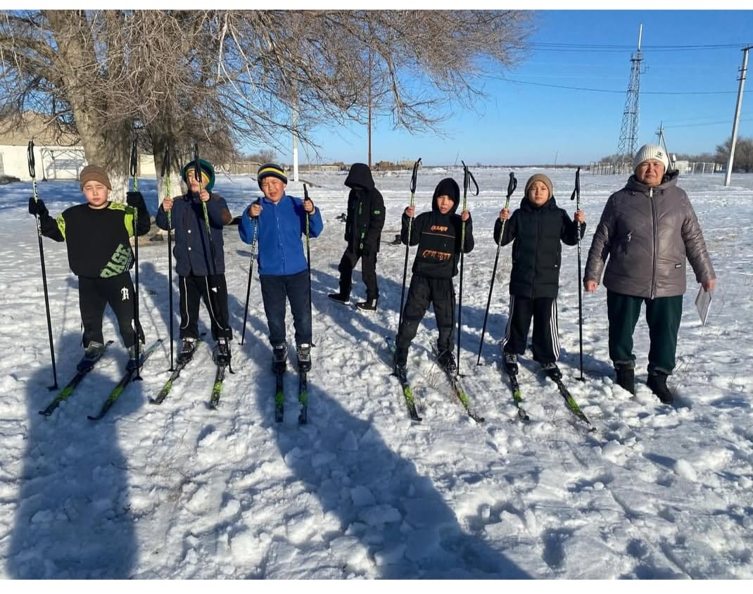 Арқарлы ауылдық округінде Шаңғы тебу жарысы өткізілді.