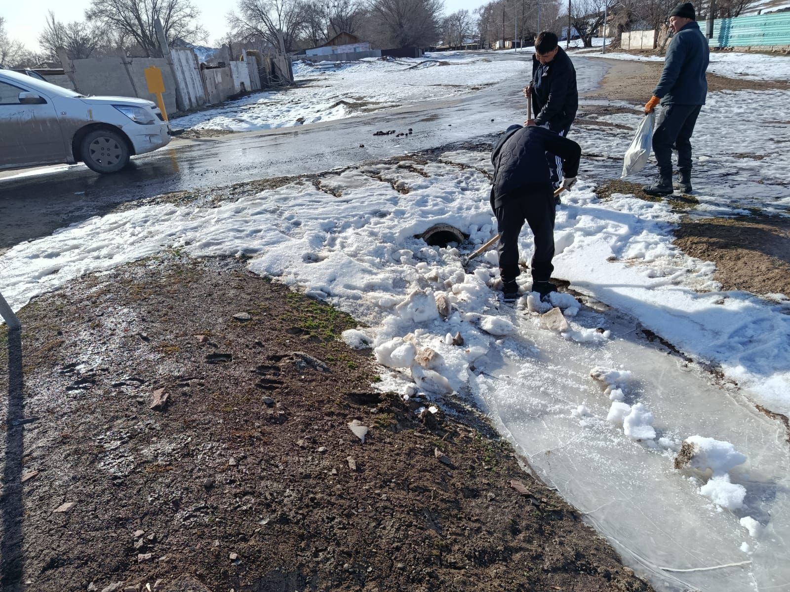 Информация о проведении весенних работ по предупреждению паводка по Сарыбулакскому сельскому округу