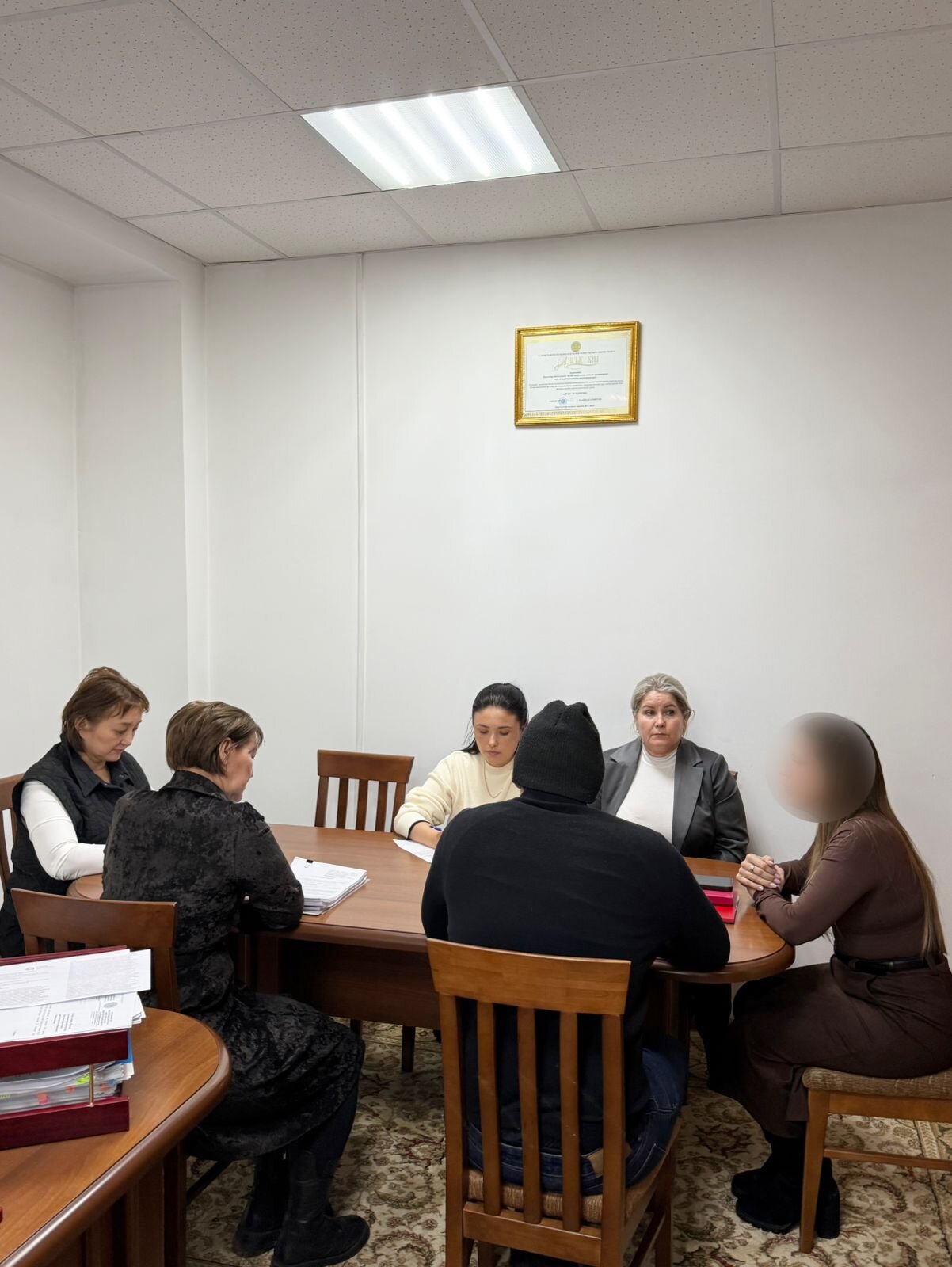 Департамент басшысы азаматтарды қабылдау аясында білім беру ұйымындағы жағдай бойынша жеке қабылдау өткізді.