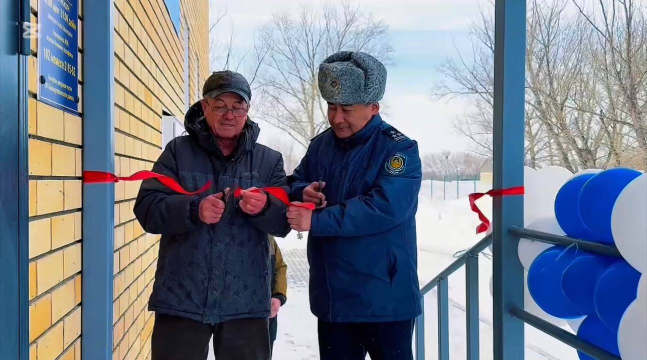 В области Абай открыт новый полицейский пункт