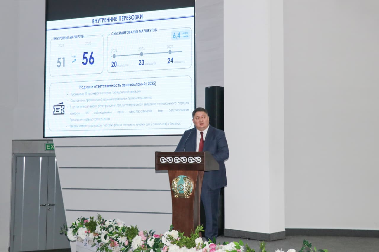 Азаматтық авиациясының дамуы: 2025 жылдың қорытындылары және алдағы кезеңге арналған негізгі міндеттер