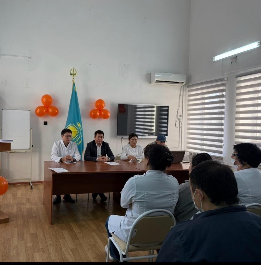 Аудандық орталық аурухана ұжымымен Конституция жобасын түсіндіру бойынша кездесу өтті