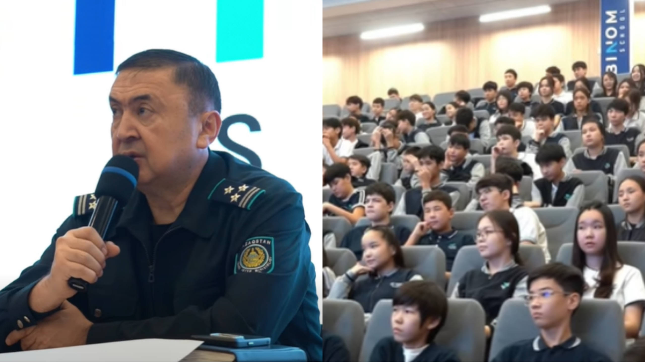 Департамент бастығының орынбасары мектеп оқушыларына түсіндірме жұмыстарын жүргізді