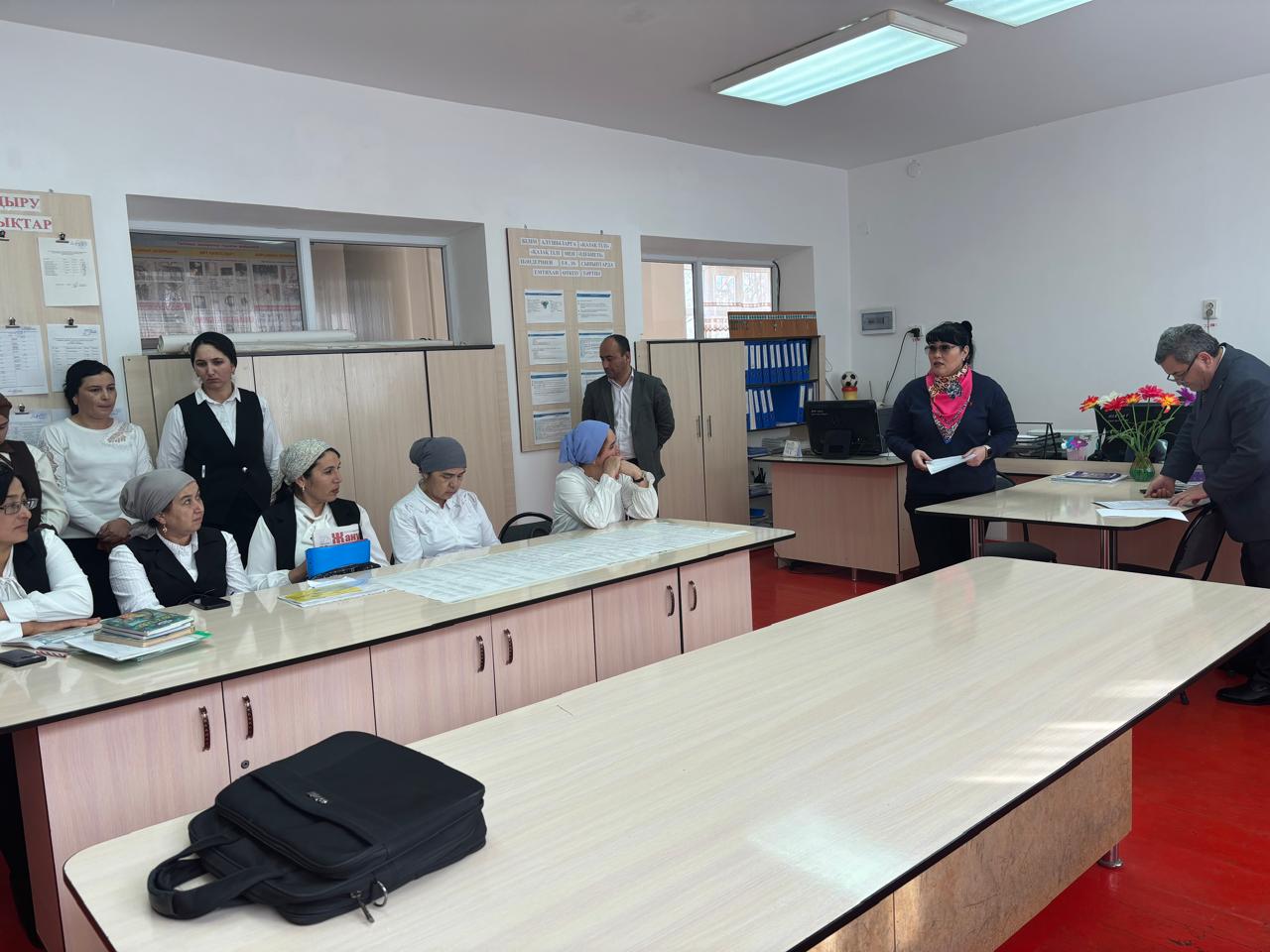 🔰 САЙРАМ: «С.РАХИМОВ» АТЫНДАҒЫ ЖАЛПЫ БІЛІМ БЕРЕТІН МЕКТЕБІ» КММ-НЕ ПРОФИЛАКТИКАЛЫҚ БАҚЫЛАУ ЖҮРГІЗІЛДІ