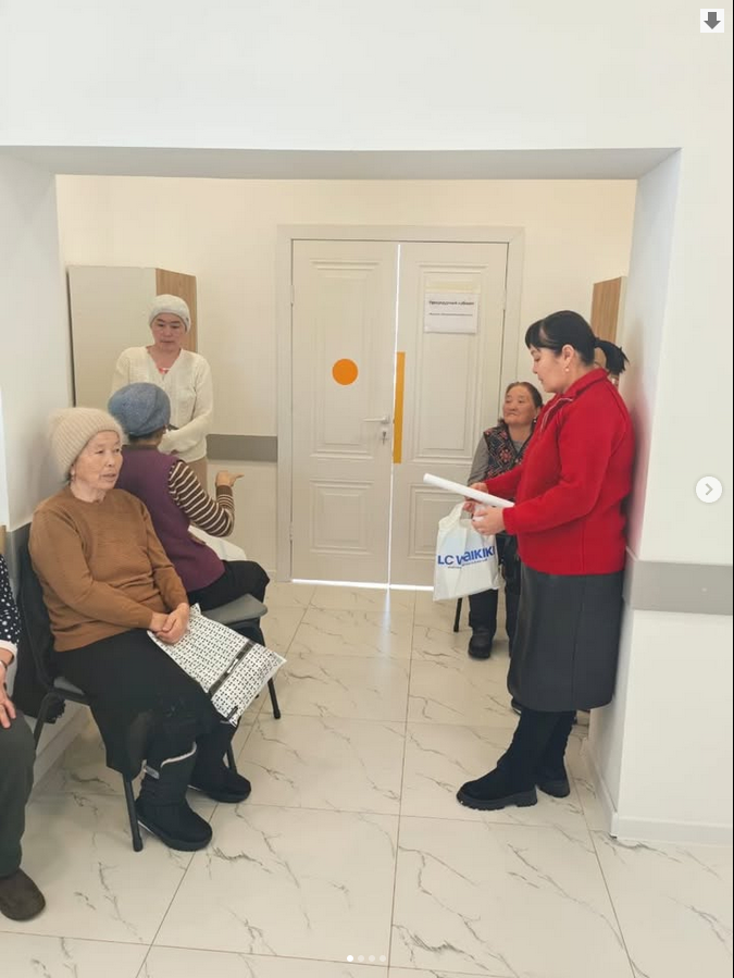 25 ақпан күні Феклистовка ауылында КГП на ПХВ “Серебрянск қаласының қалалық ауруханасы” мамандары қабылдау жүргізді!