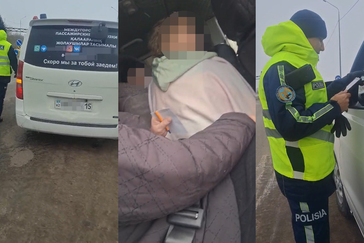 СҚО-да полицейлер екі күн ішінде 19 заңсыз тасымалдаушыны жауапкершілікке тартты