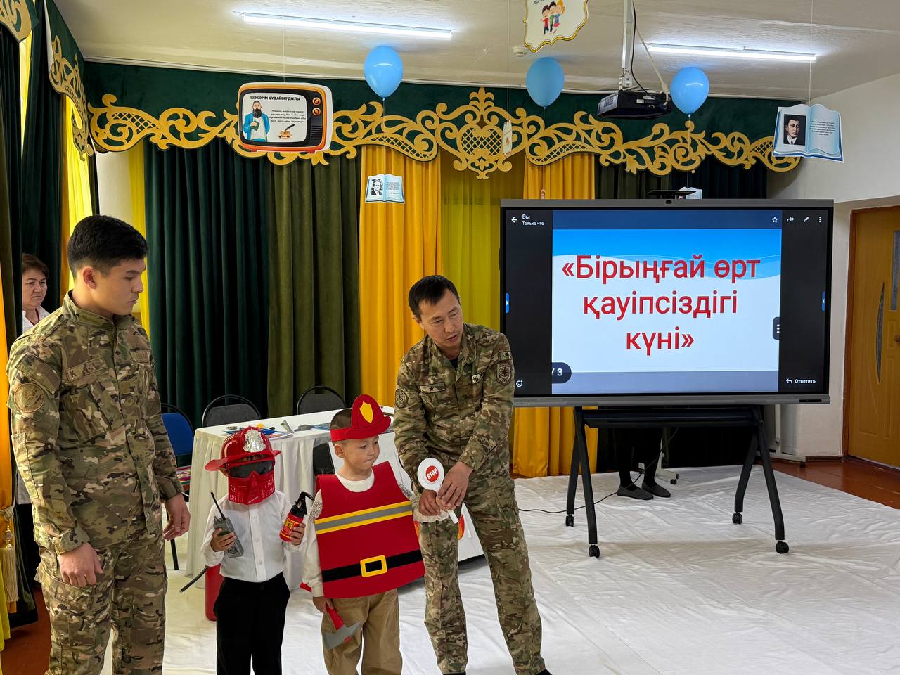 Жуалы ауданында «Бірыңғай өрт қауіпсіздігі күні» ұйымдастырылды