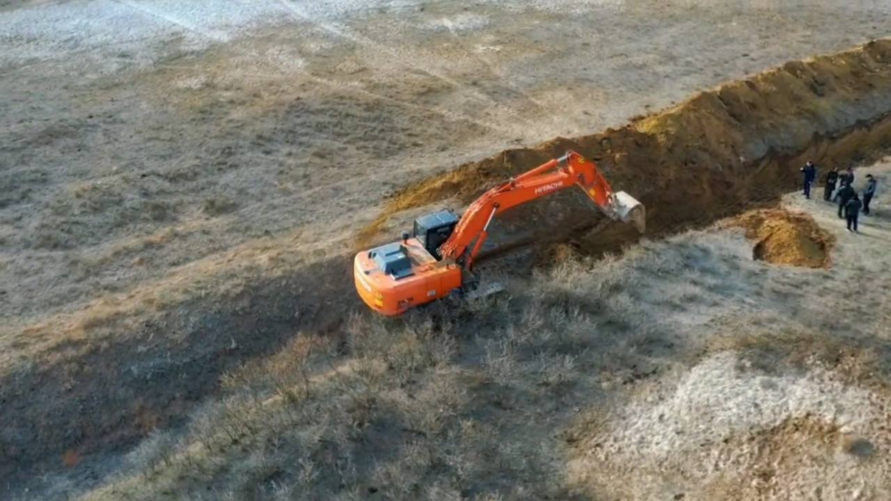 Жамбыл облысында Талас ауданының үй шаруашылықтарын сумен қамтамасыз ету үшін канал қалпына келтіріліп жатыр